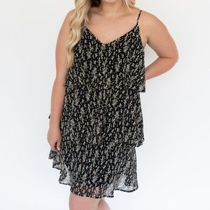 Layered floral dress